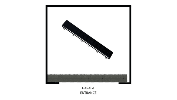 garage flooring tiles installation third step